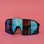 A.P.E. Optics Vega Evo Sunglasses (Matte Navy w/ Ice Blue Mirror Lens)
