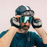 A.P.E. Optics Vega Evo Sunglasses (Matte Navy w/ Ice Blue Mirror Lens)