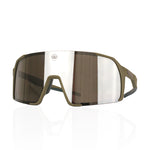 A.P.E. Optics Vega Evo Sunglasses (Matte Olive w/ Silver Mirror Lens)