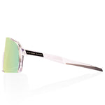 A.P.E. Optics Vega Evo Cycling Sunglasses (Polished Crystal Clear w/ Yellow/Green Lens)
