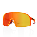 A.P.E. Optics Vega Evo Cycling Sunglasses (Matte Translucent Orange w/ Flame Lens)