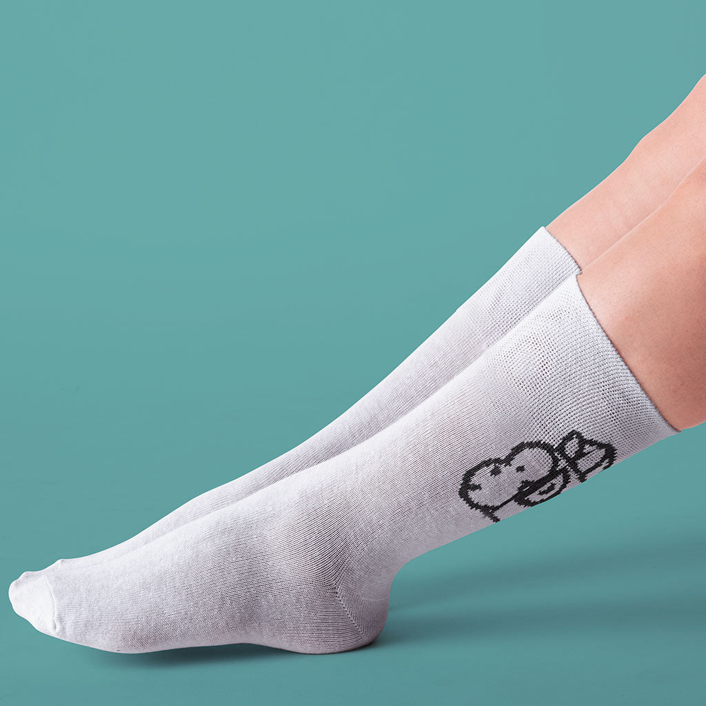 Chimpeur High Top Socks (White)