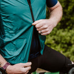 Men's Signature Packable Gilet (Forest Green)