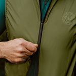 Men's Signature Packable Gilet (Olive Green)