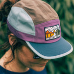 Out There 5 Panel Trail Cap - Heather Mountain