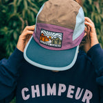 Out There 5 Panel Trail Cap - Heather Mountain