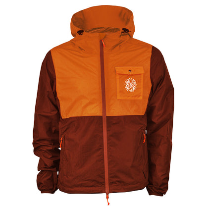Out There Unisex Packable Rain Jacket (Rust)