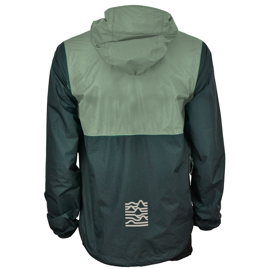 Out There Unisex Packable Rain Jacket (Seafoam)