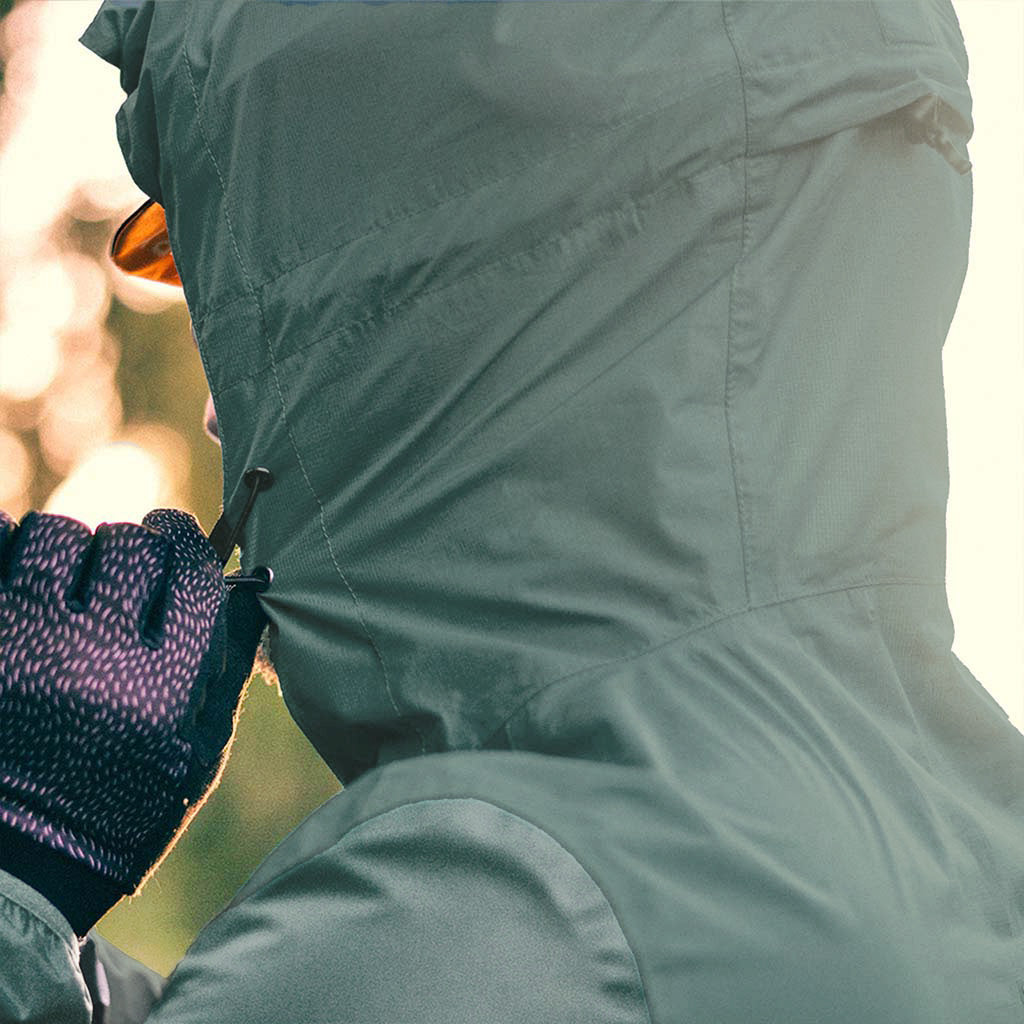 Out There Unisex Packable Rain Jacket (Seafoam)