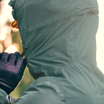 Out There Unisex Packable Rain Jacket (Seafoam)