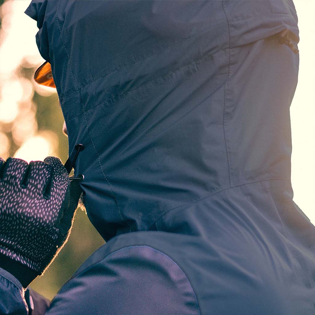 Out There Unisex Packable Rain Jacket (Sunset)