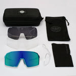 A.P.E. Optics Vega Evo Cycling Sunglasses (Matte Ocean Teal w/ Blue/Green Lens)