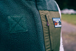 Out There Recycled Sherpa Fleece Gilet (Forest/Pistachio)