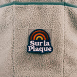 Out There Recycled Sherpa Fleece Gilet (Navy/Sand)