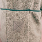 Out There Recycled Sherpa Fleece Gilet (Navy/Sand)