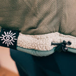 Out There Recycled Sherpa Fleece Gilet (Navy/Sand)