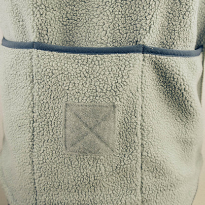 Out There Recycled Sherpa Fleece Gilet (Forest/Pistachio)