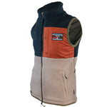 Out There Recycled Sherpa Fleece Gilet (Navy/Sand)