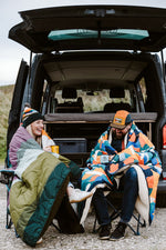 Banana Camo Recycled Sherpa Fleece Blanket
