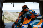 Banana Camo Recycled Sherpa Fleece Blanket