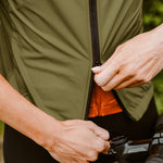 Women's Signature Packable Gilet (Olive Green)
