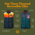 Men's Out There Thermal Reversible Gilet ('84 Stripes)