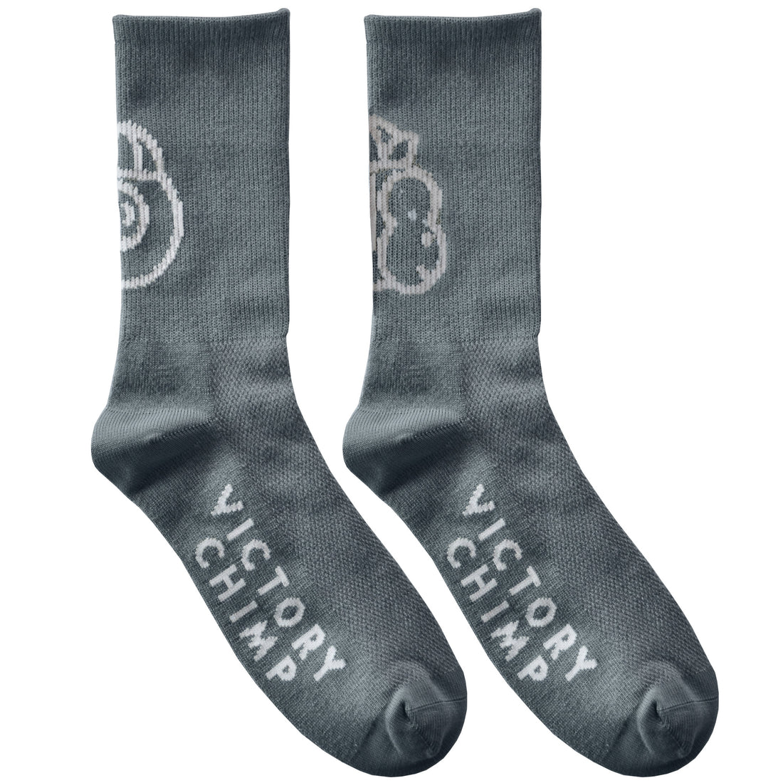Signature Chimpeur High Top Socks (Slate Grey)