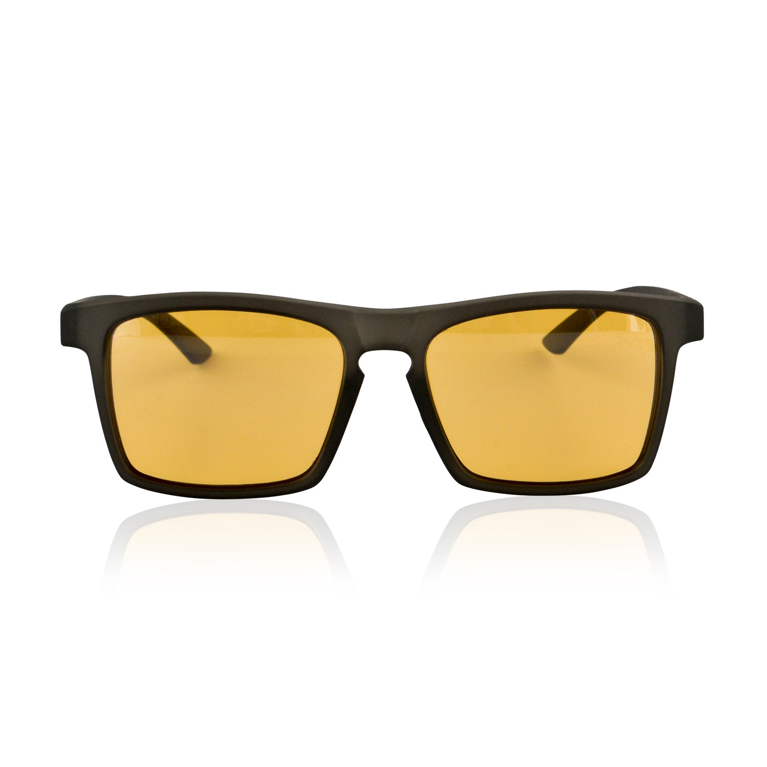 A.P.E. Optics Claro Sunglasses (Matte Crystal Charcoal w/ Bronze + Silver Mirror Lens)