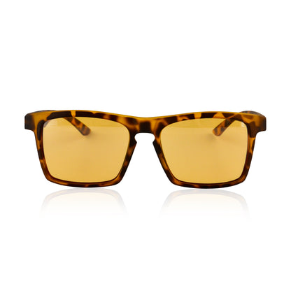 A.P.E. Optics Claro Sunglasses (Matte Crystal Tortoiseshell w/ Bronze + Silver Mirror Lens)