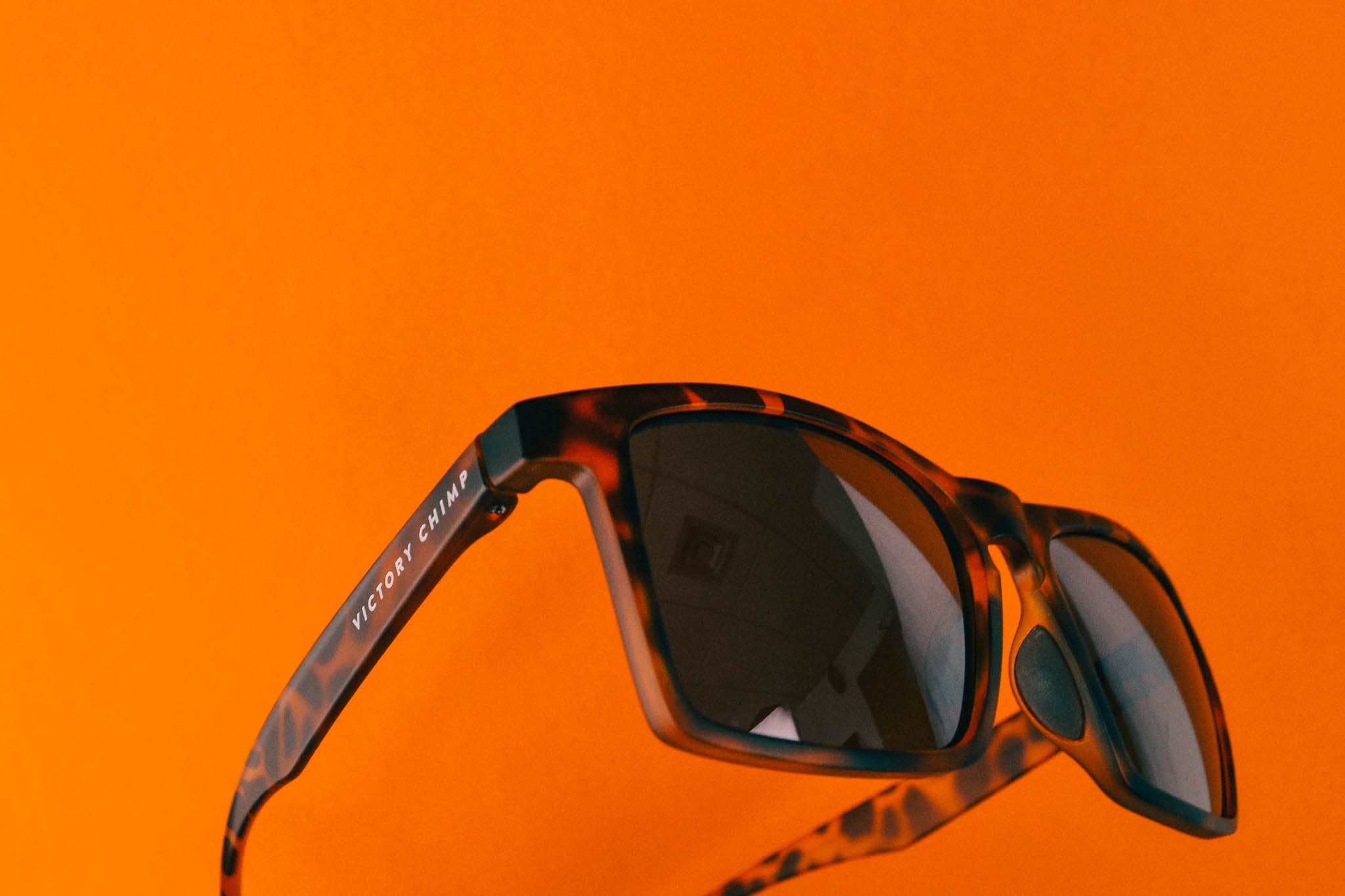 A.P.E. Optics Claro Sunglasses (Matte Crystal Tortoiseshell w/ Bronze + Silver Mirror Lens)