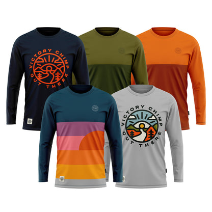 Out There LS Trail Shirt 2 Sunset (PRE-ORDER)