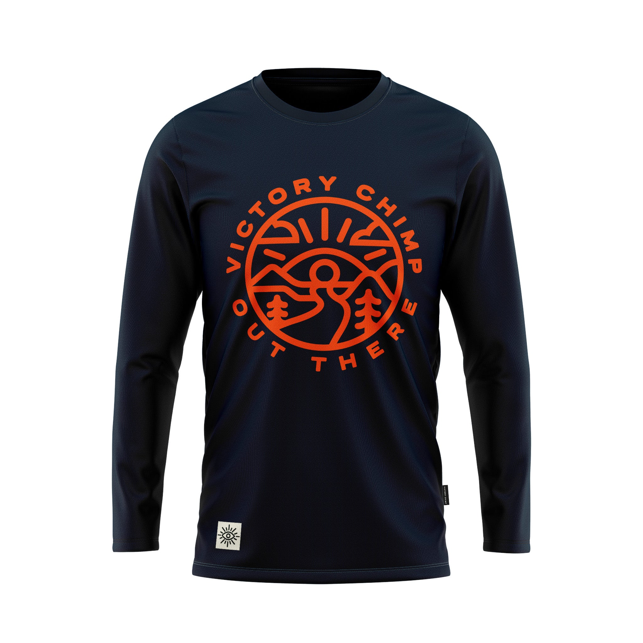 Out There LS Trail Shirt 2 Navy (PRE-ORDER)