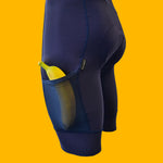 Out There Cargo Bib Shorts (Navy) | Cycling Shorts Men | Victory Chimp