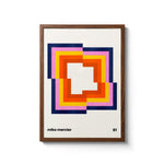 Maillots Moderne Series: Miko Mercier '81 Cycling Art Print