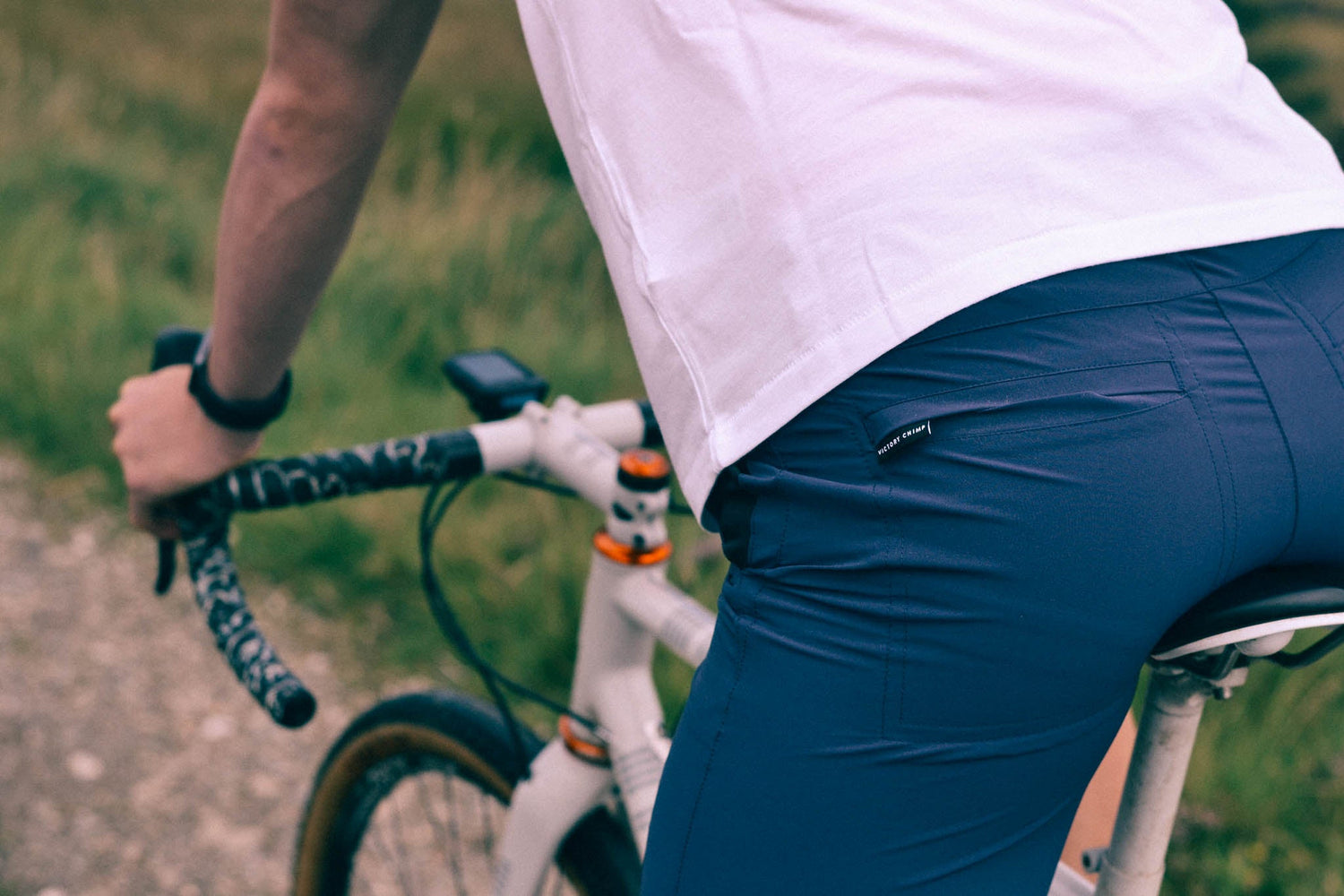 Out There Unisex Gravel Cycling Shorts (Navy)
