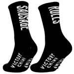 Sausage Rolls High Top Socks (Black)