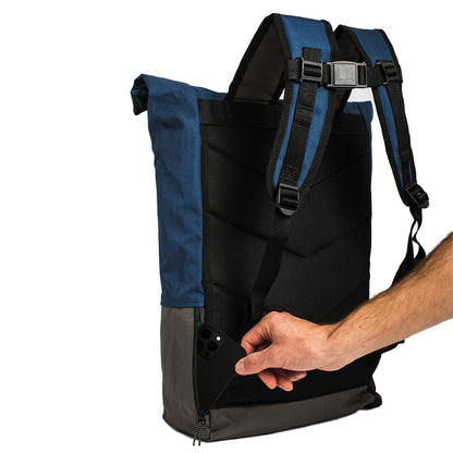 Norfee Industries HAZ Roll Top Backpack (Cobalt/Stone)