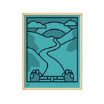 Up! Up! Up! Mono Art Print
