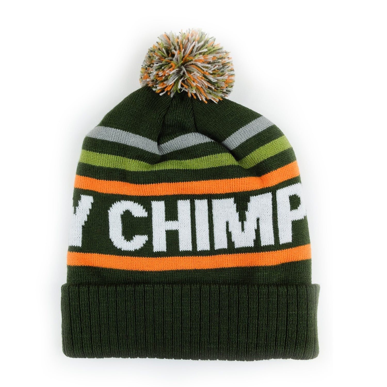 Victory Chimp Bobble Hat (Olive Green)